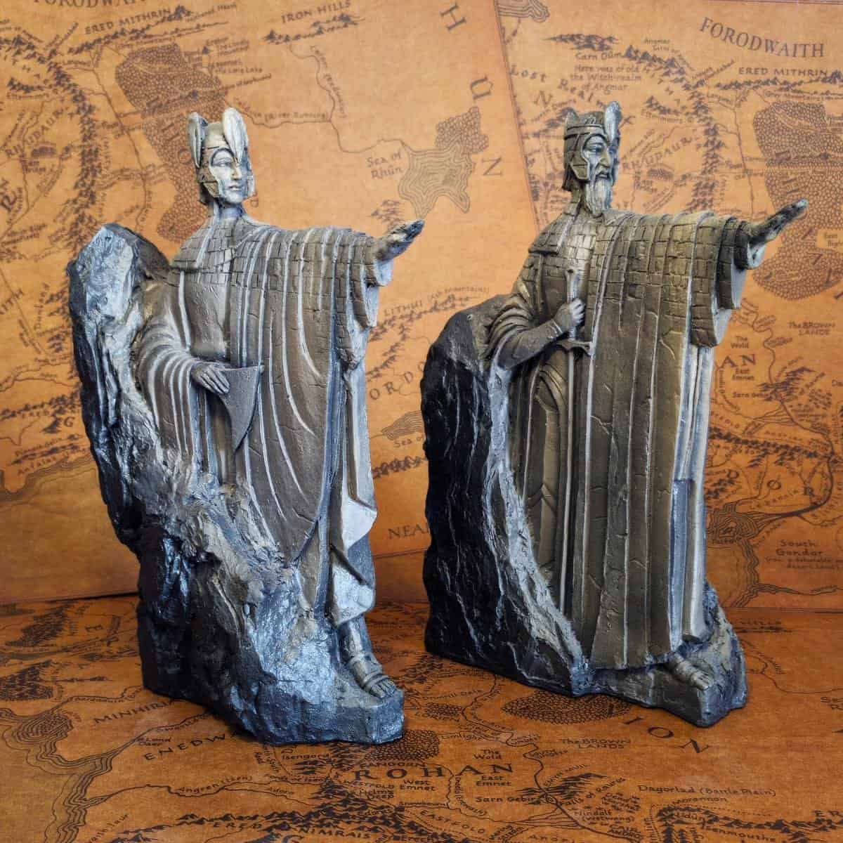 Figuras de los Reyes Argonath El Señor de los Anillos