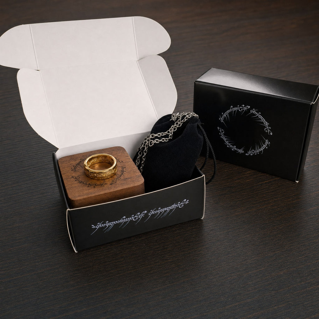 Anillo Único de Sauron de Oro