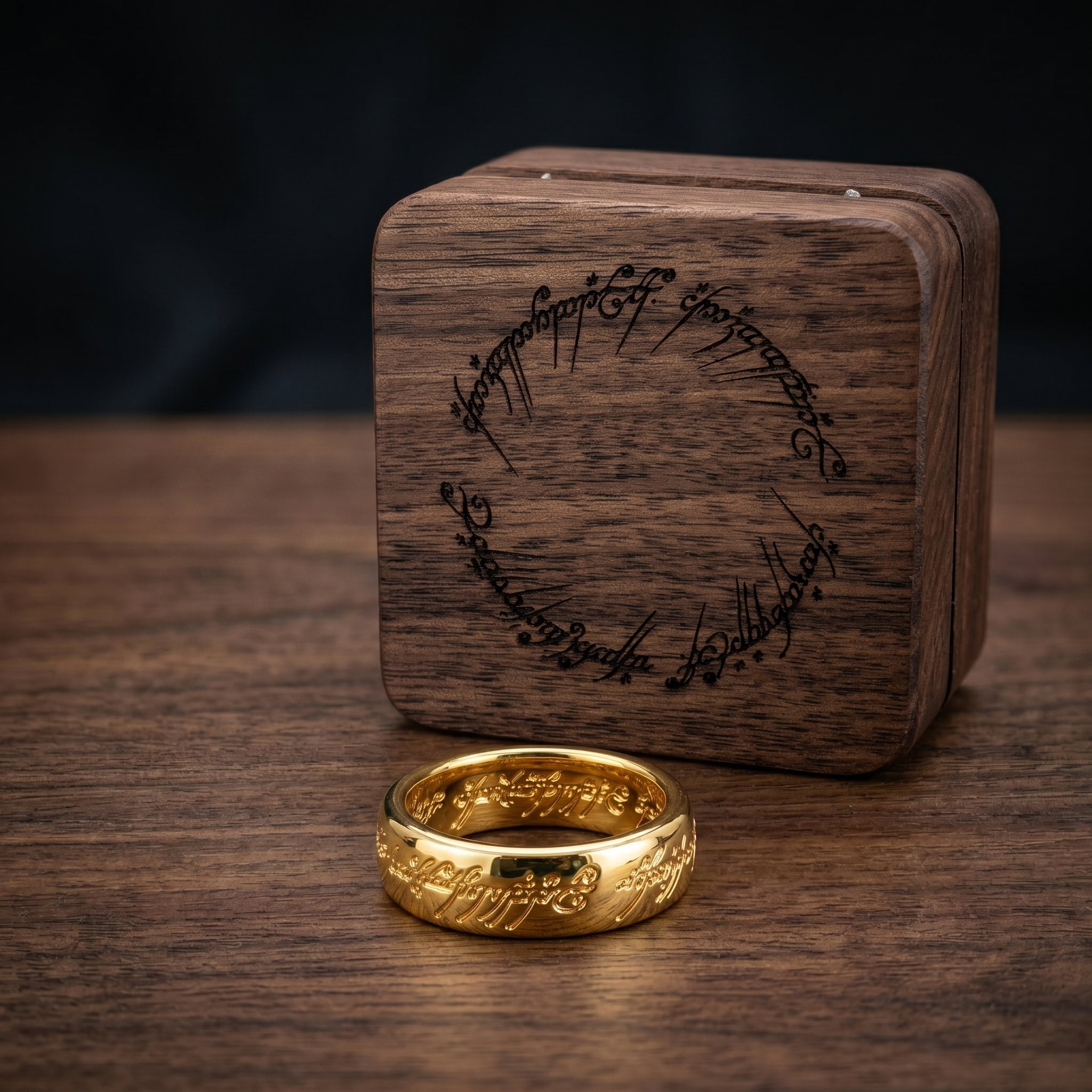 Anillo Único de Sauron de Oro