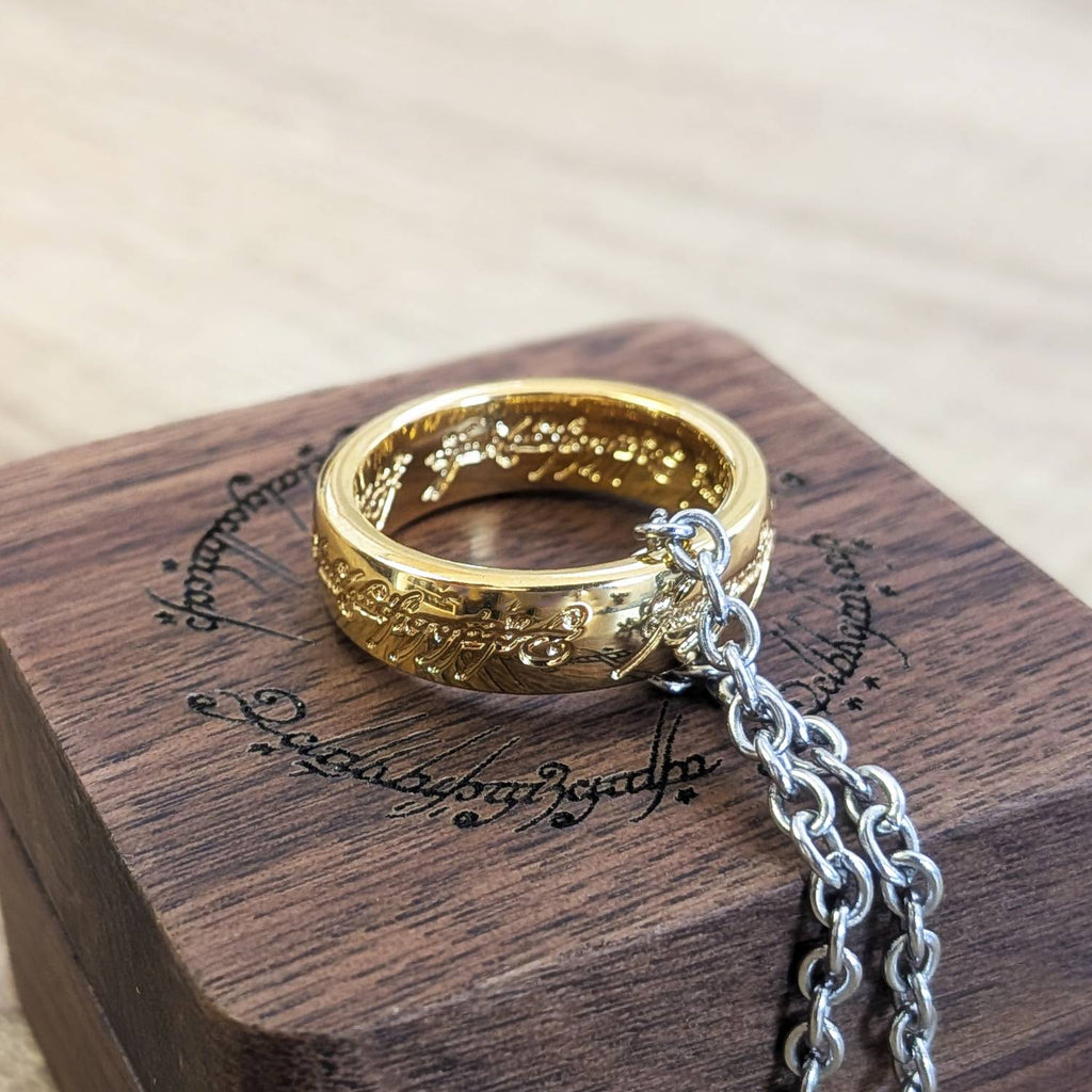 Anillo Único de Sauron de Oro