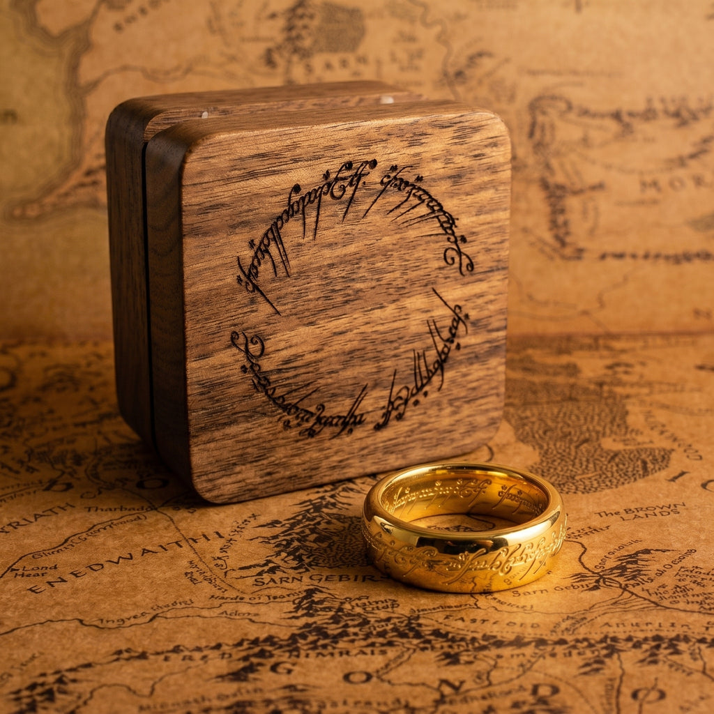 Anillo Único de Sauron de Oro
