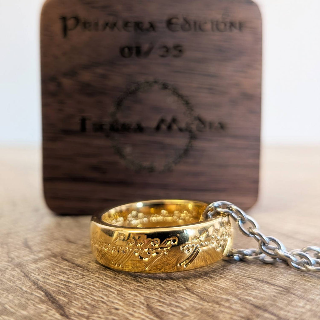 Anillo Único de Sauron de Oro