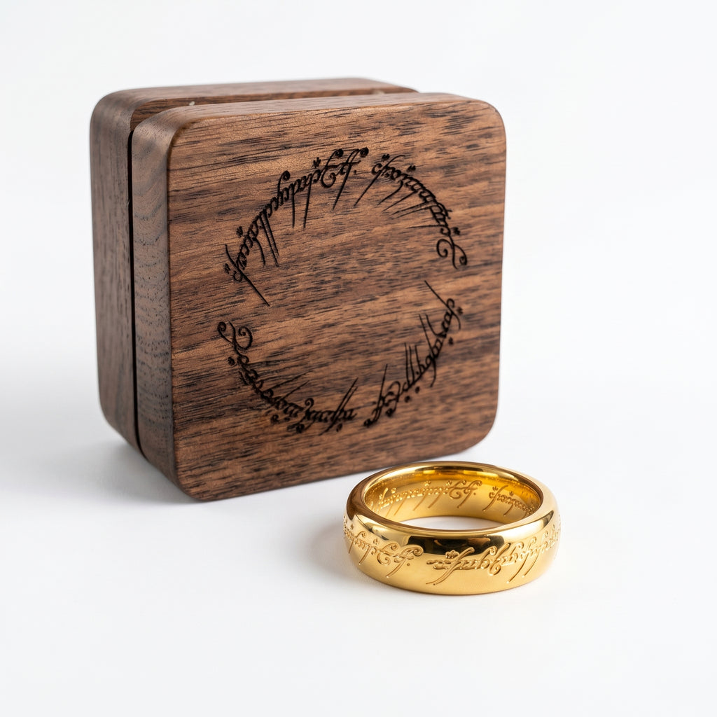 Anillo Único de Sauron de Oro