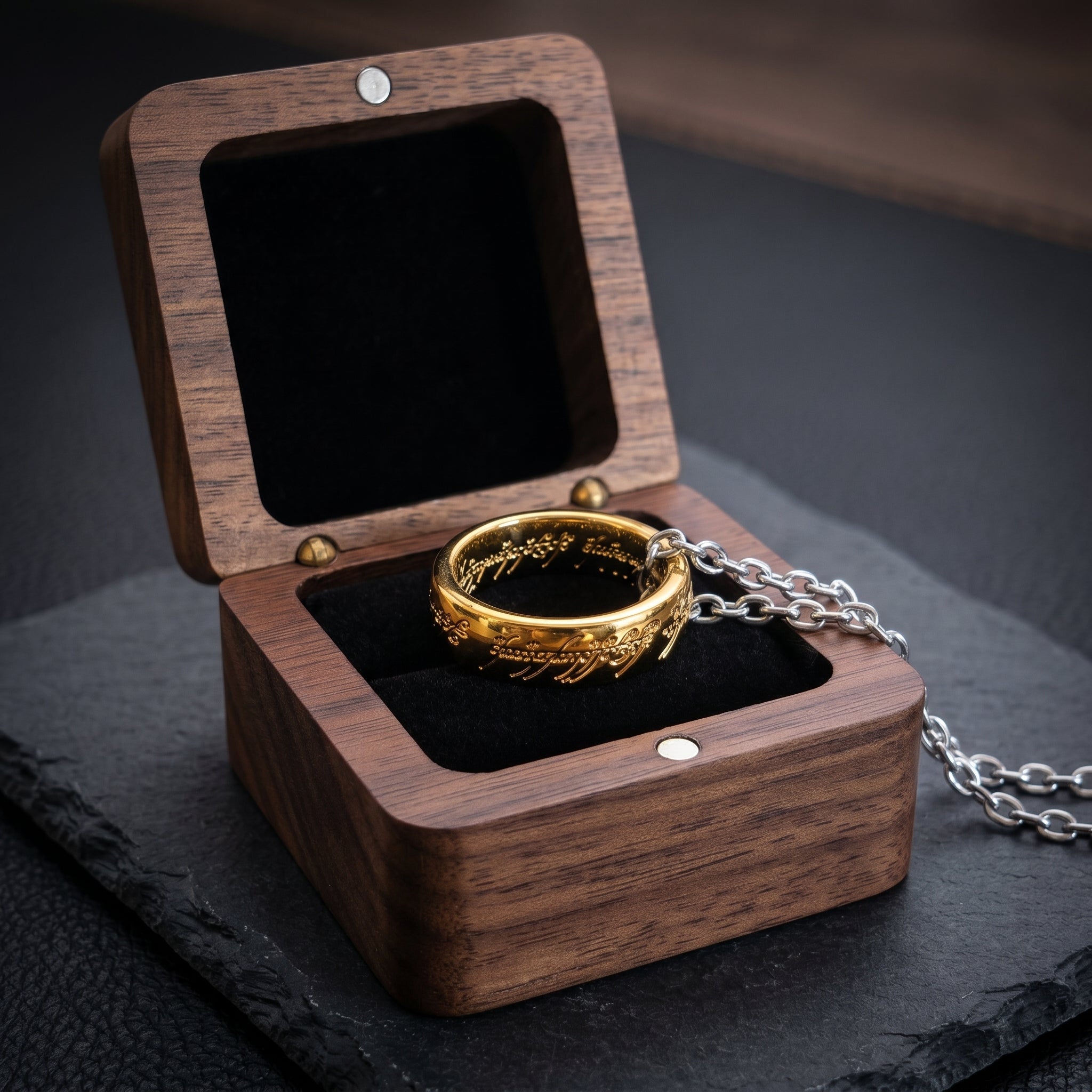 Anillo Único de Sauron de Oro