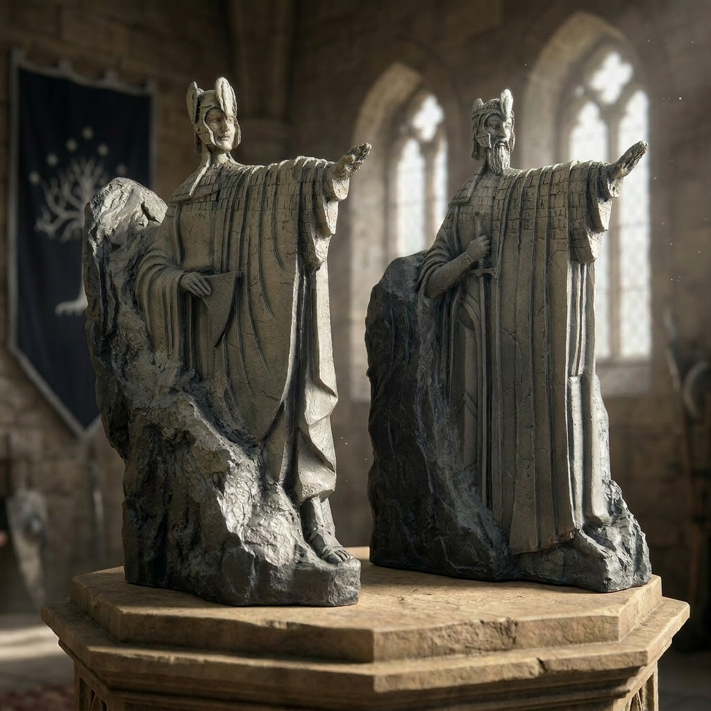 Figuras de los Argonath - Sujetalibros