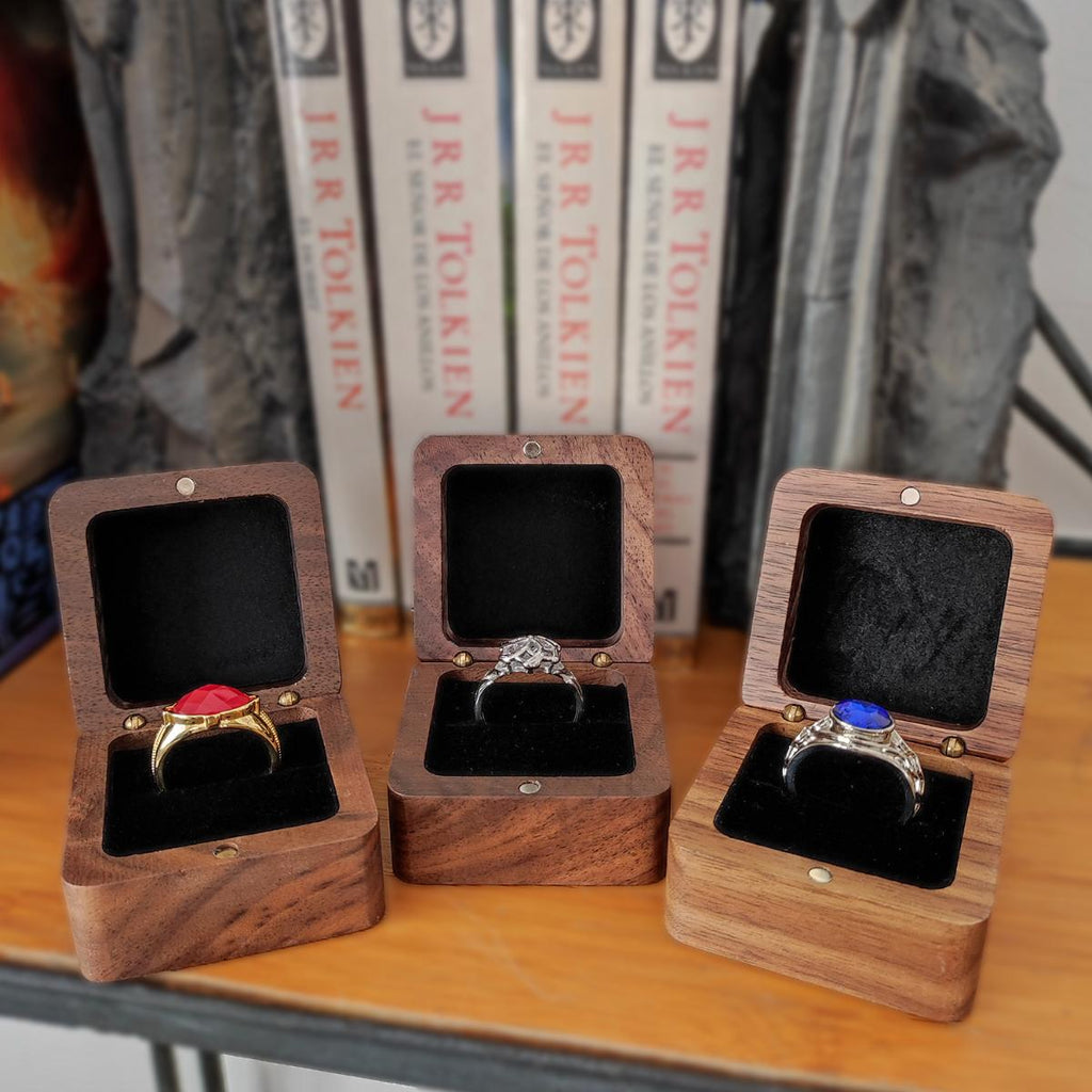 Pack Anillos Élficos de Poder - Nenya, Narya y Vilya