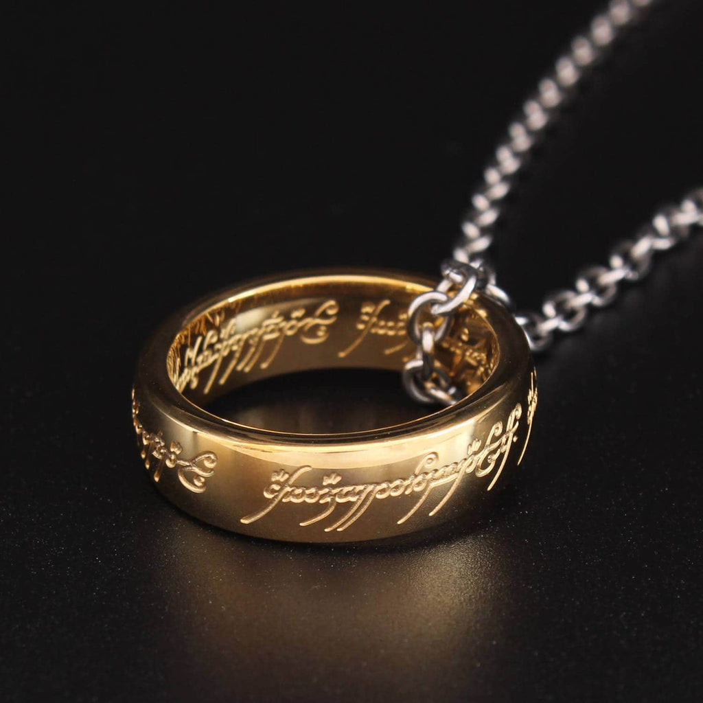Anillo Único de Sauron con cadena