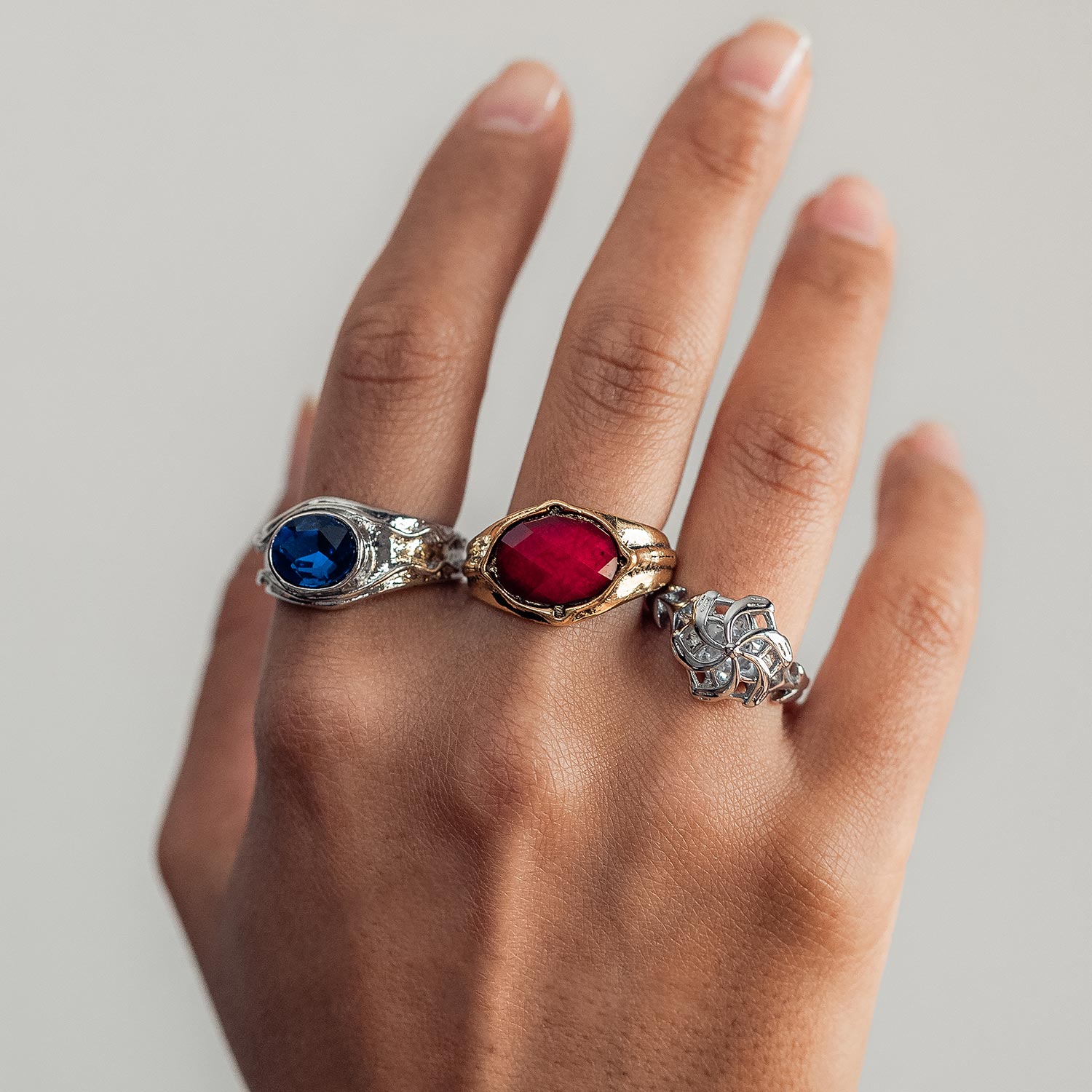 Pack Anillos Élficos de Poder - Nenya, Narya y Vilya