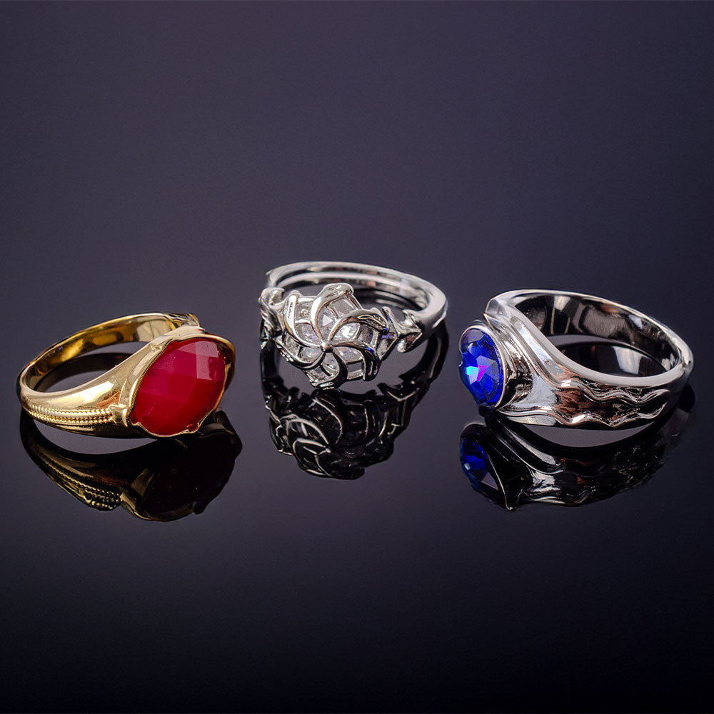 Pack Anillos Élficos de Poder - Nenya, Narya y Vilya