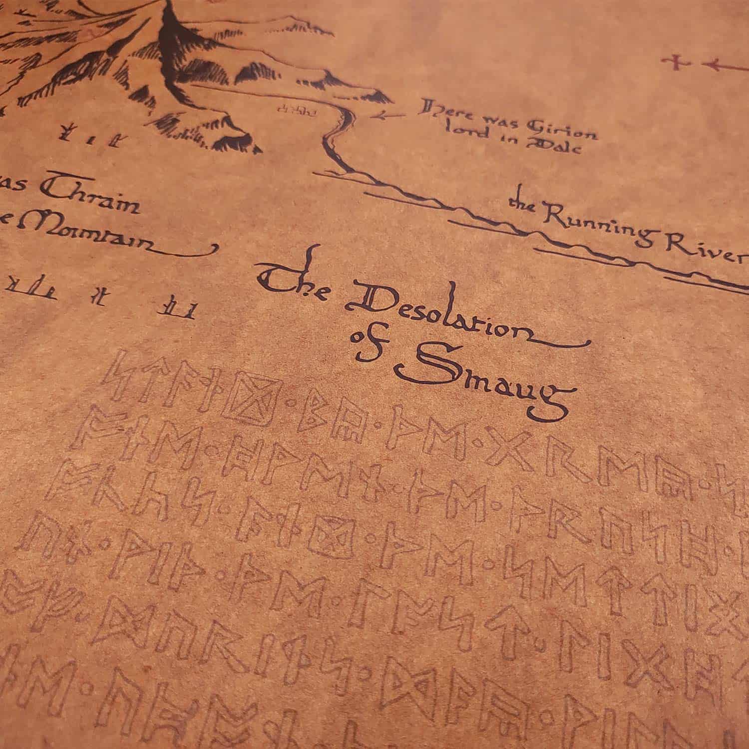 Mapa la montaña solitaria