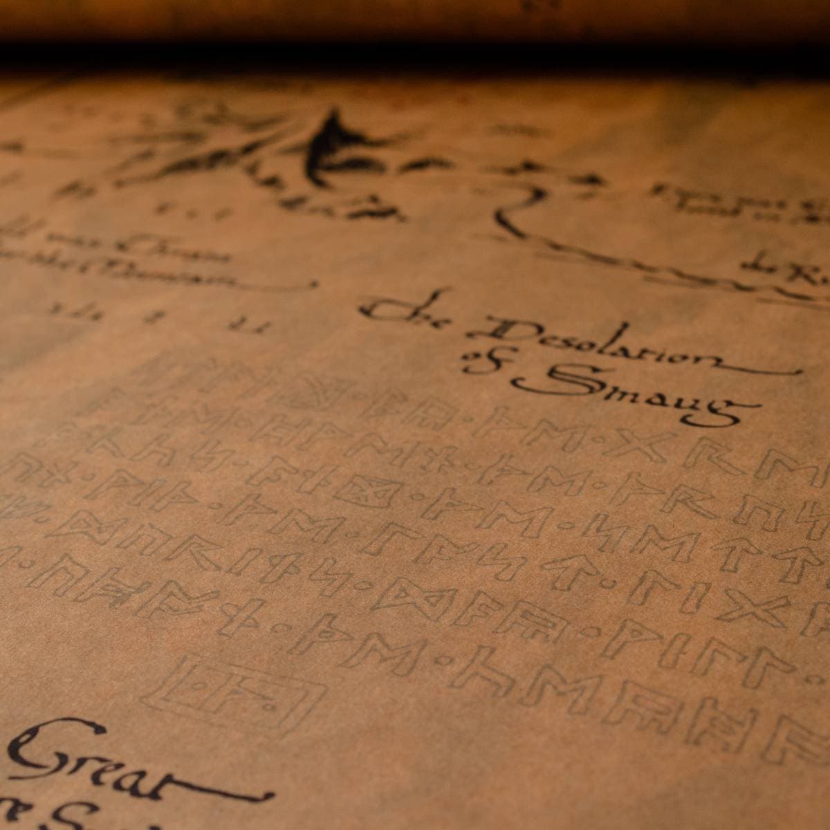 Mapa de Erebor El hobbit