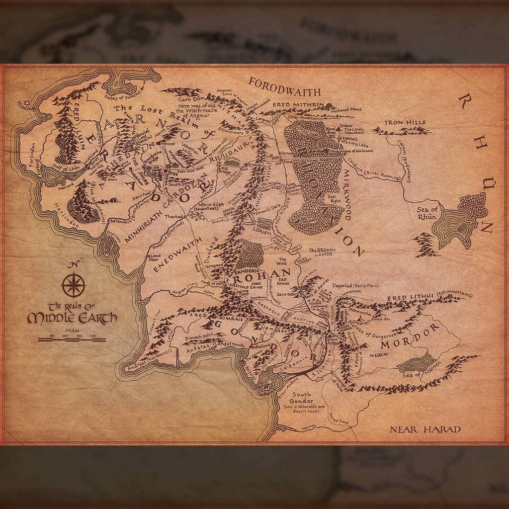 Mapa de la Tierra Media