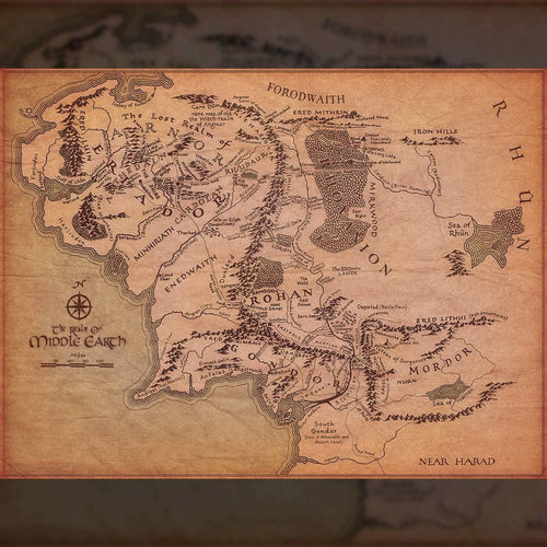 Mapa de la Tierra Media