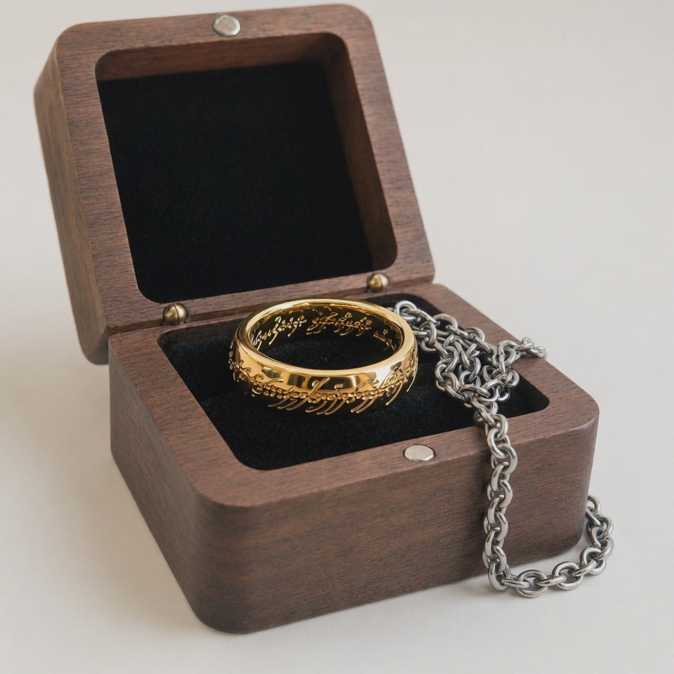 Anillo Único de Sauron de Oro