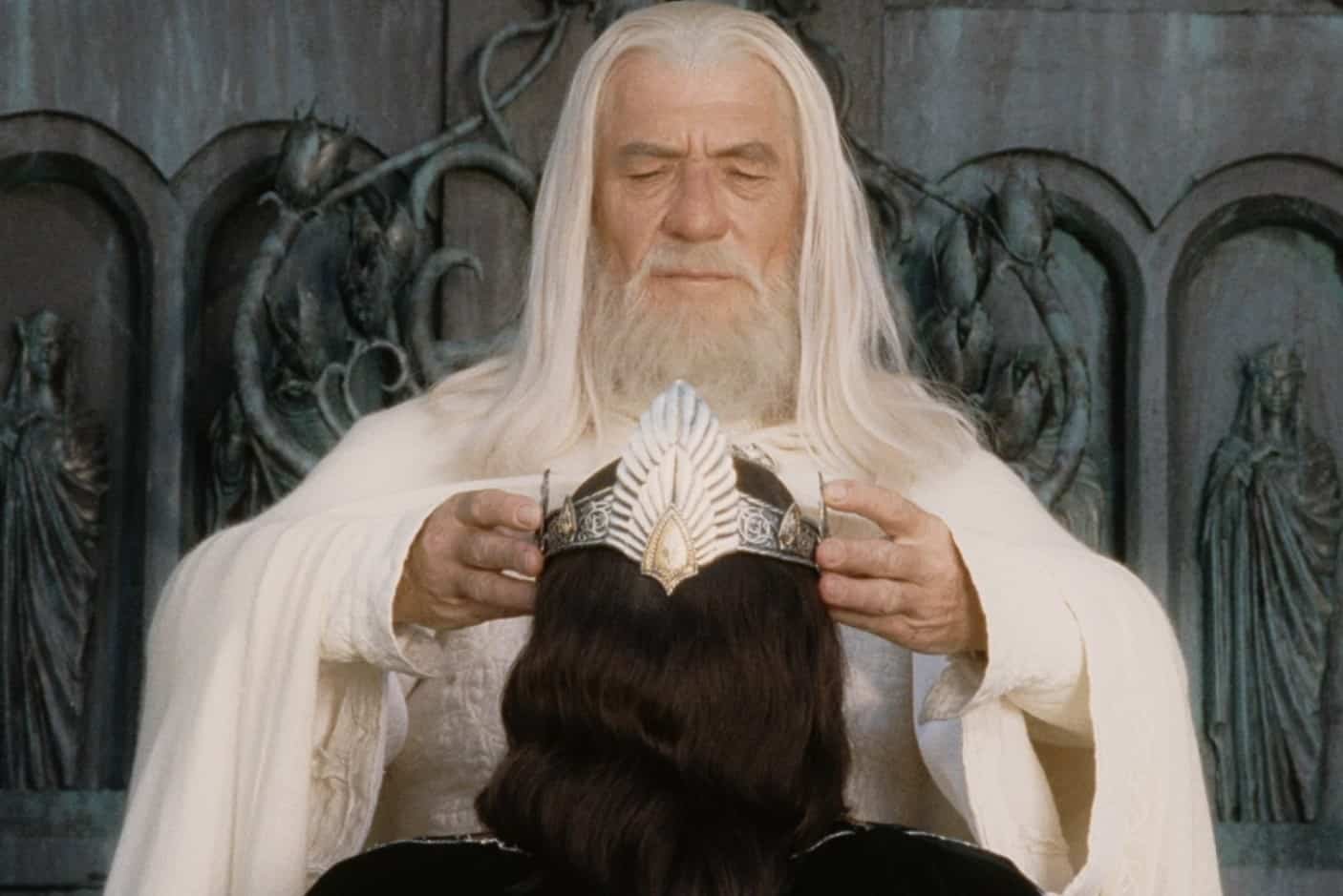 Gandalf coronación Aragorn