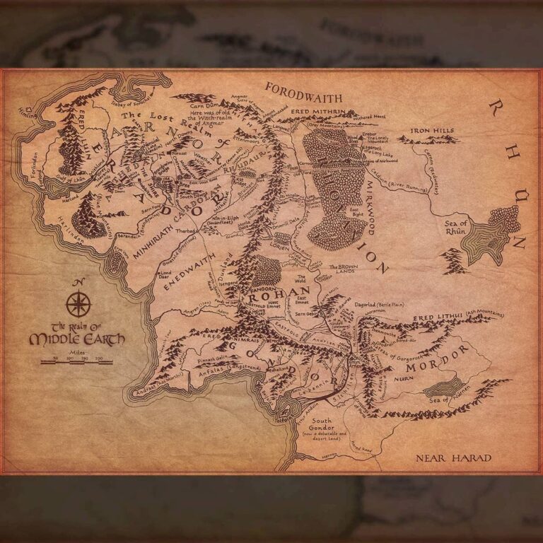 Mapa de la Tierra Media